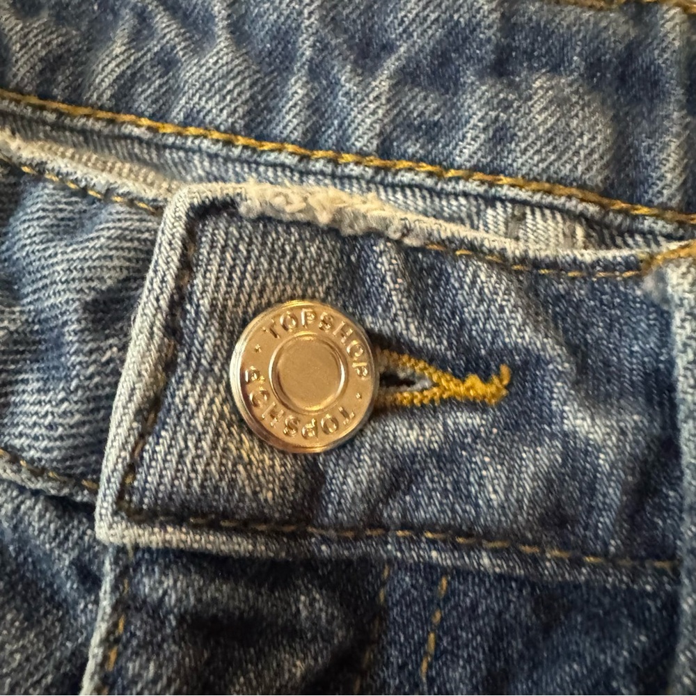 Topshop Classic Blue Denim Jeans - Picture 6 of 6